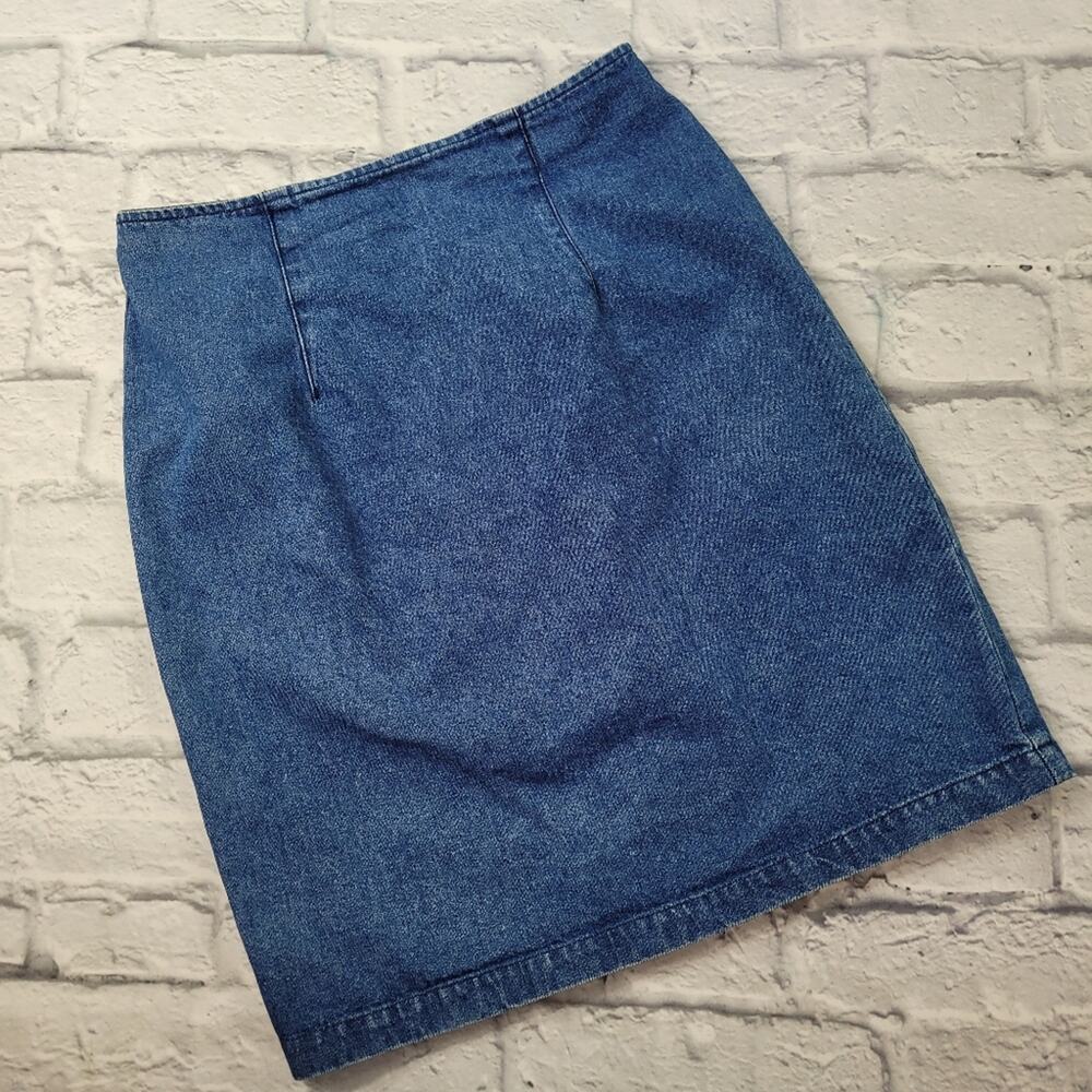 Vintage Tickets California Denim Pencil Skirt size 7/8